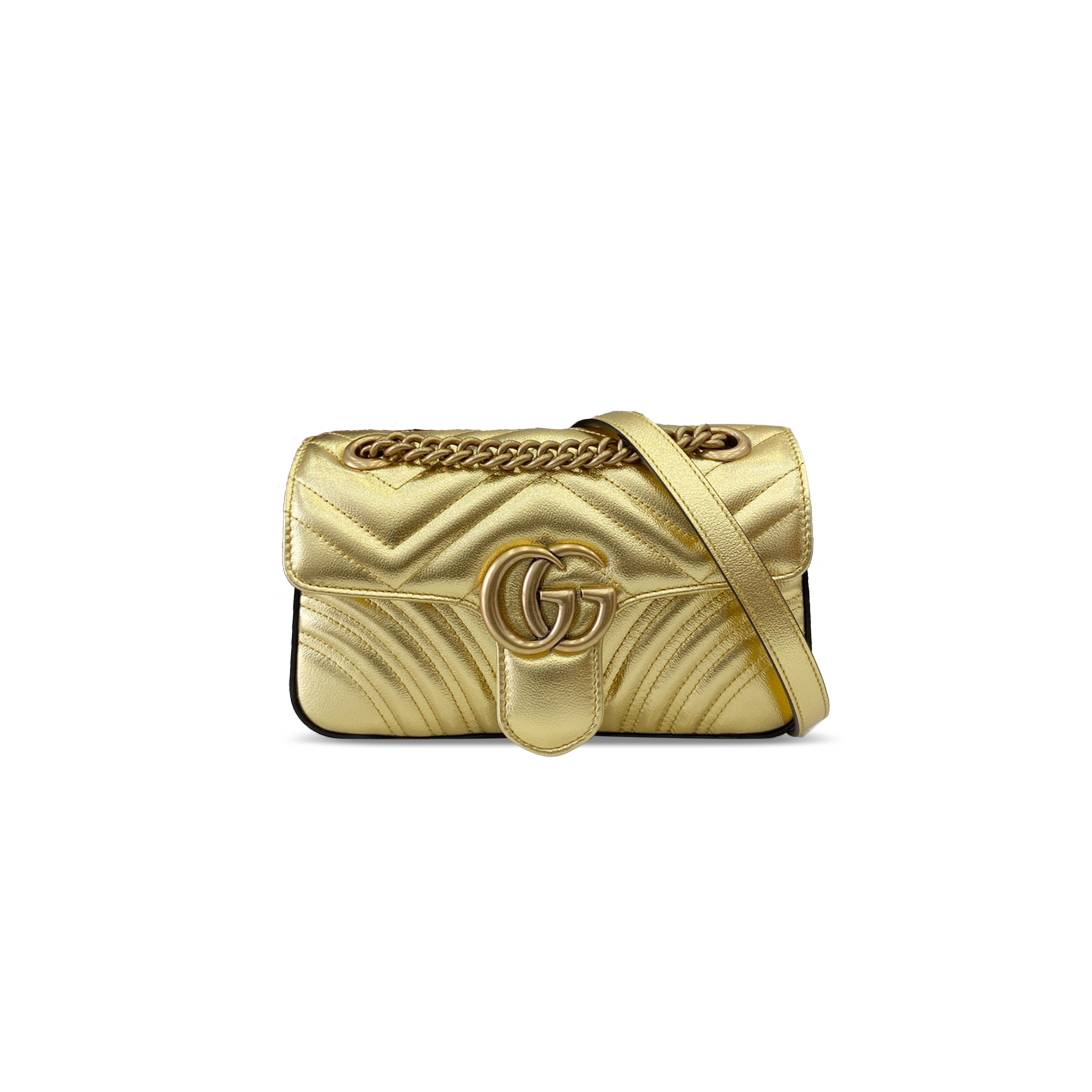 GUCCI GG MARMONT SMALL SHOULDER BAG 446744 (22*13*6cm)